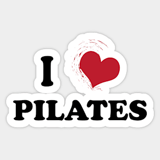 I Love Pilates Sticker